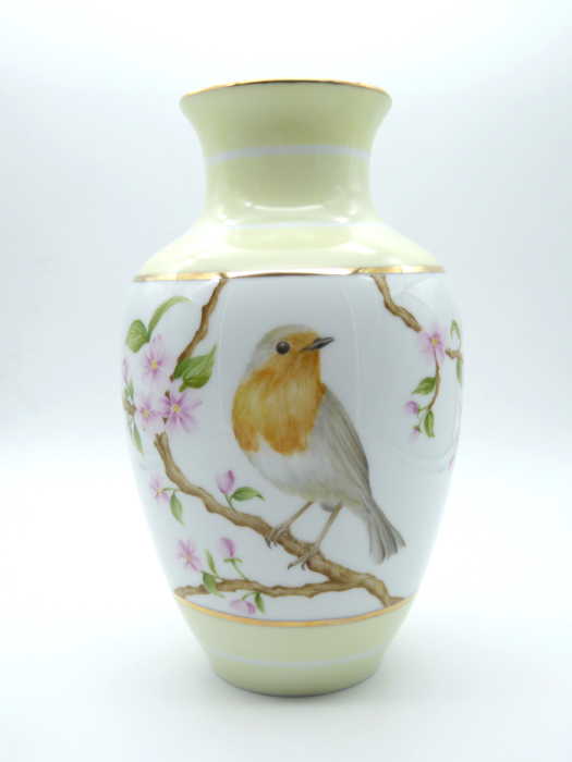 Vase rouge-gorge