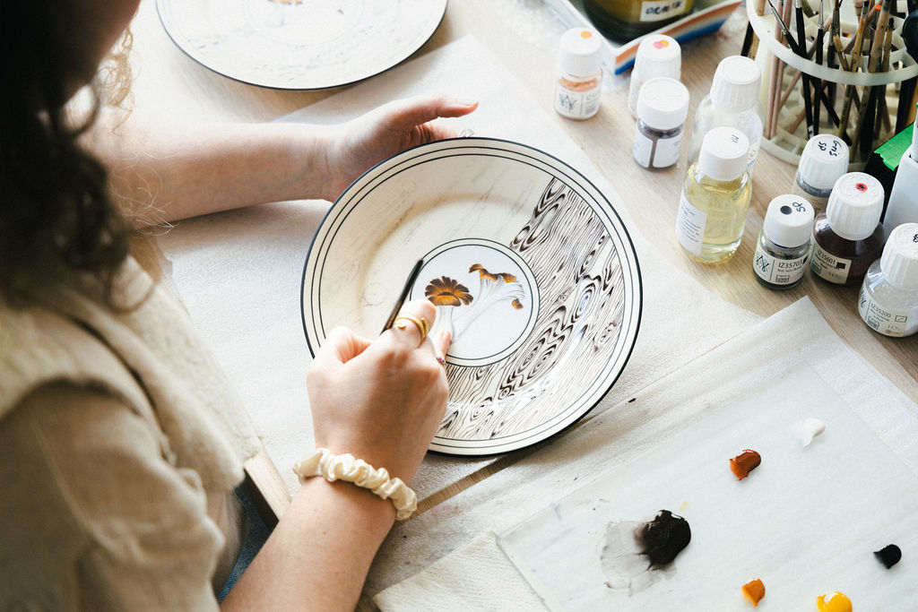 Peinture sur porcelaine Décor sur porcelaine